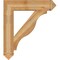 Ekena Millwork Funston Arts & Crafts Rough Sawn Bracket, Western Red Cedar, 6"W x 32"D x 36"H BKT06X32X36FST03RWR - alternate 4